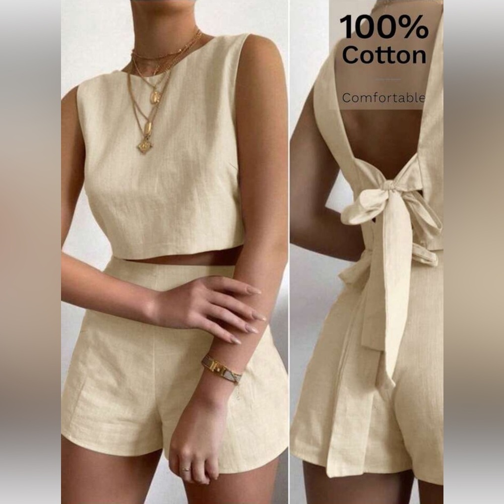 Elegant Khaki 2pc Set